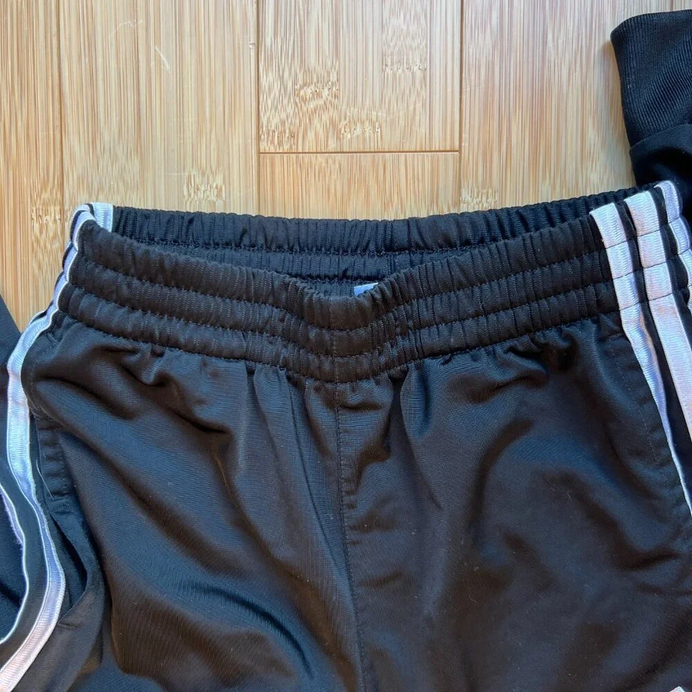 Kids Adidas Black Joggers Size M